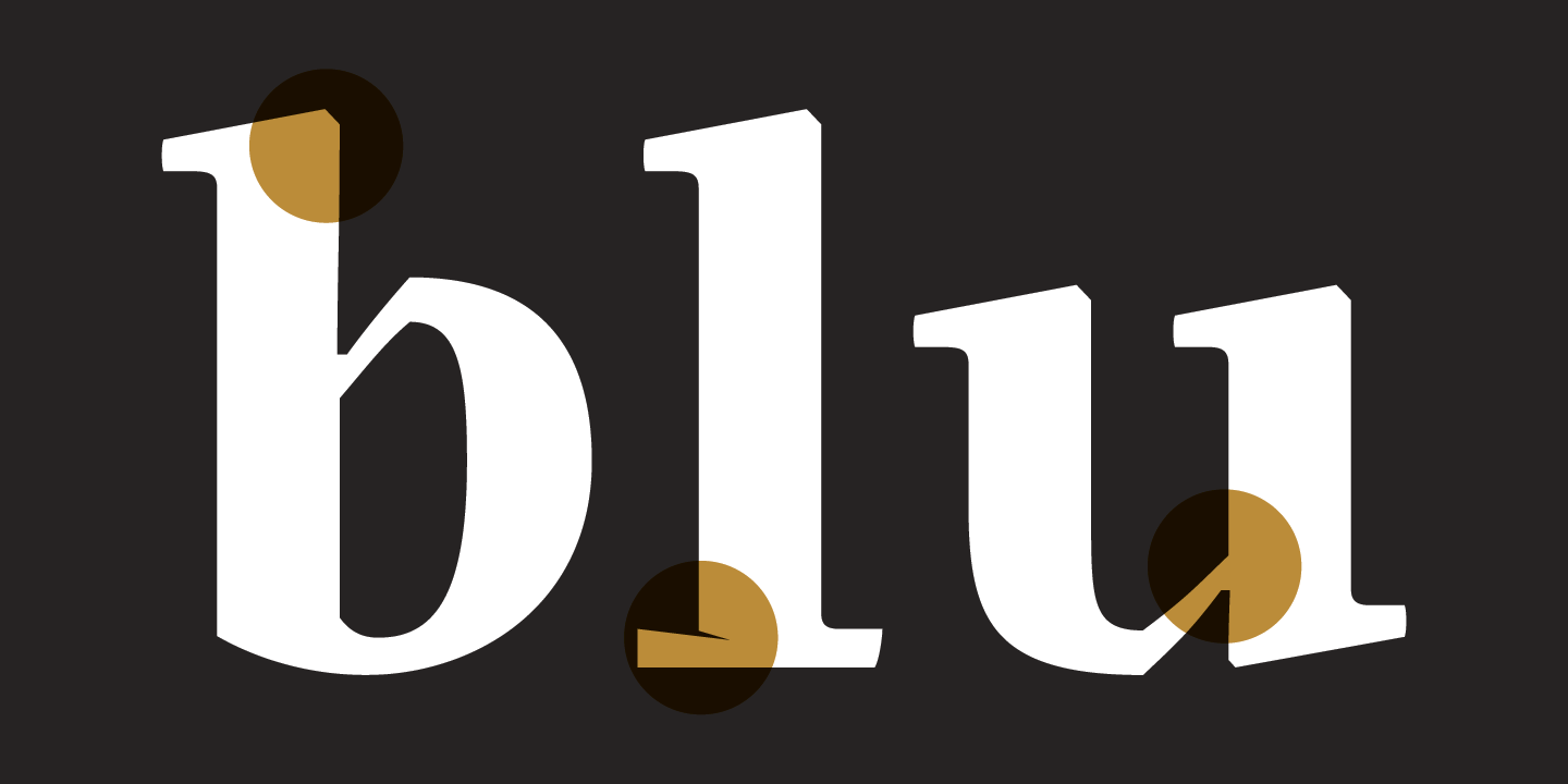 Przykład czcionki Edicia Black Italic